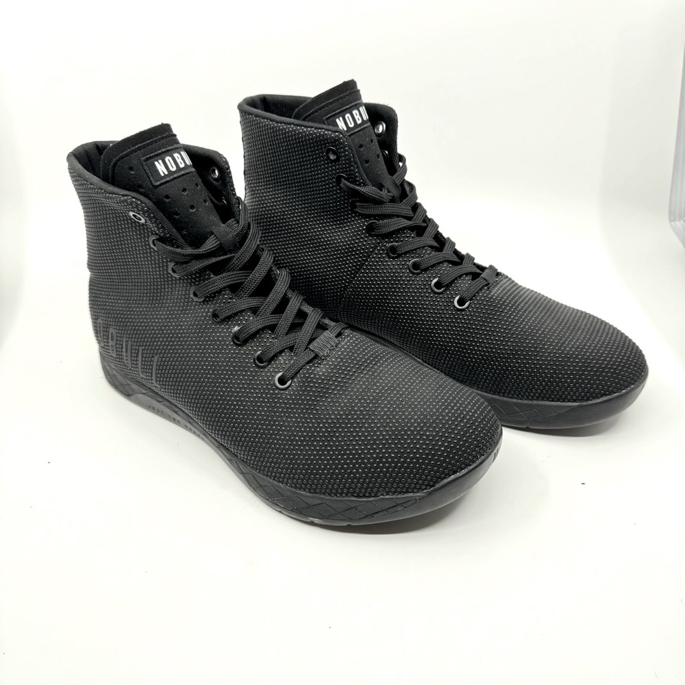 NOBULL Project Outwork High-Top Color Black Gum SZ Mens 10.5  Women’s 12
